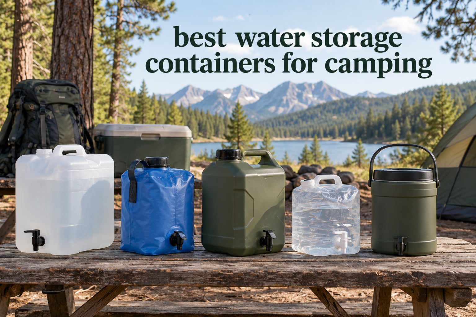 best water storage containers for camping