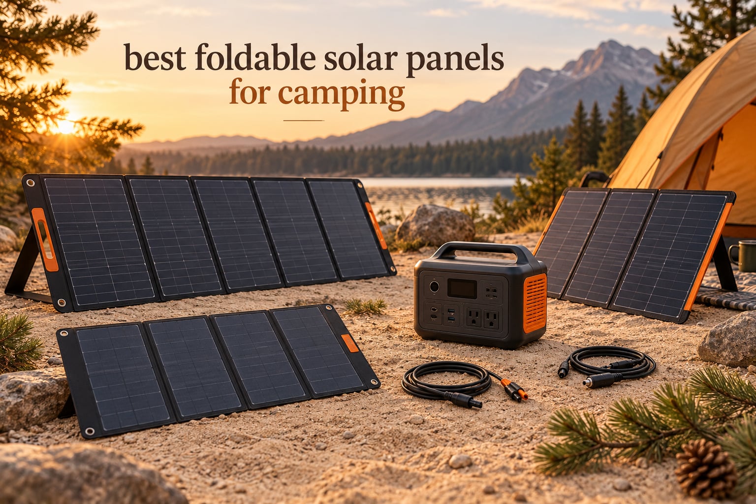 best foldable solar panels for camping