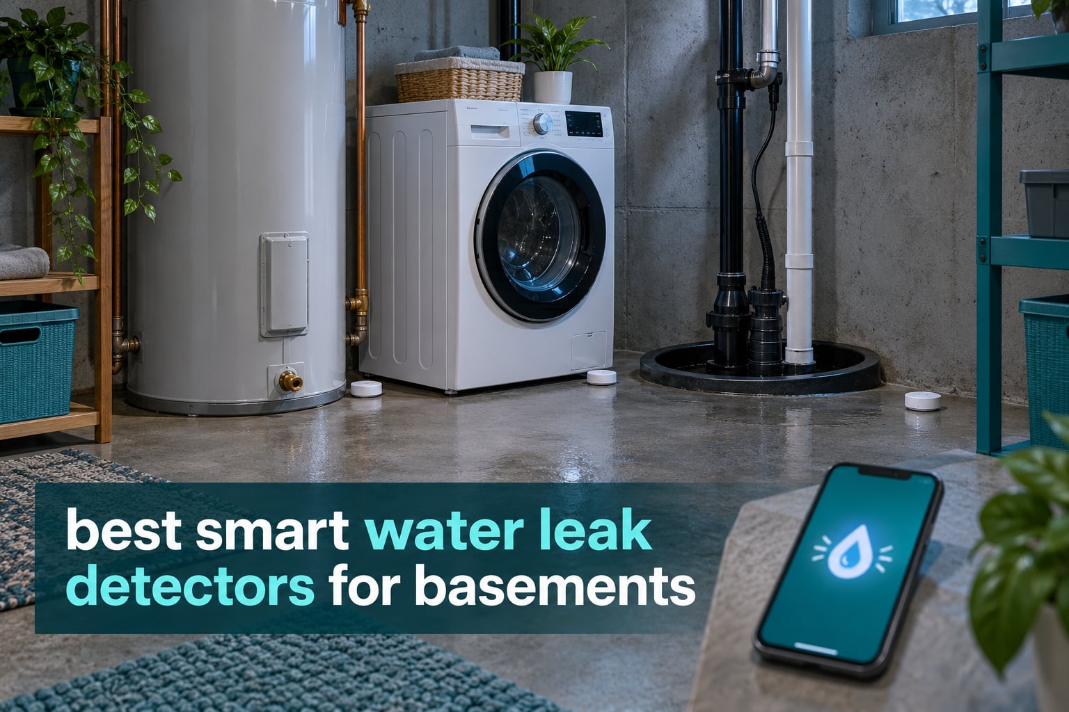 best smart water leak detectors for basements