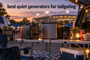 best quiet generators for tailgating