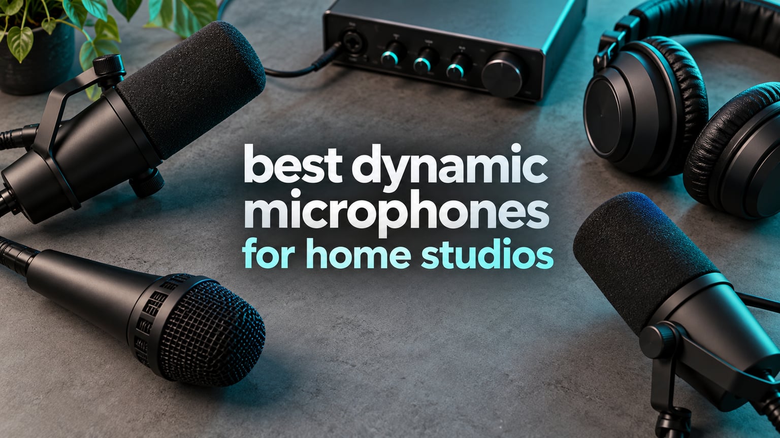 best dynamic microphones for home studios