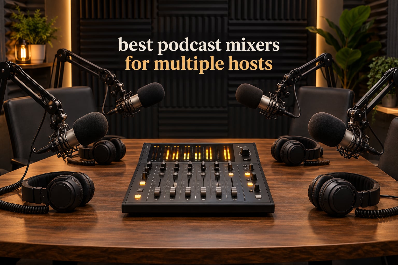 best podcast mixers for multiple hosts