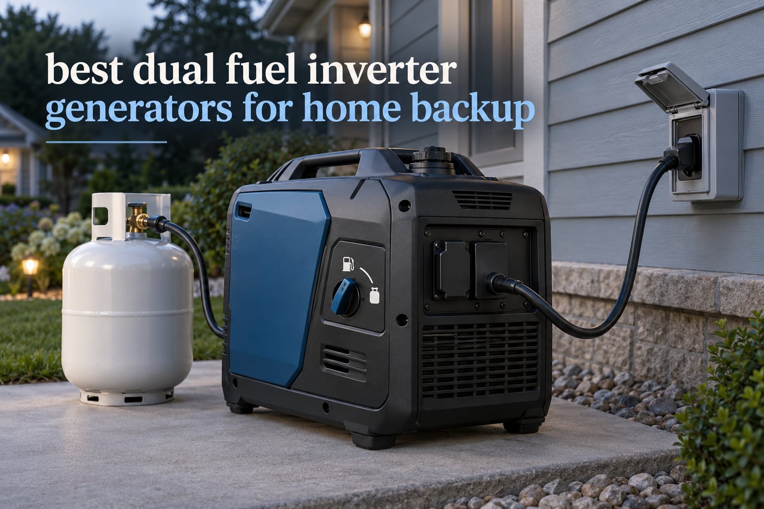 best dual fuel inverter generators for home backup