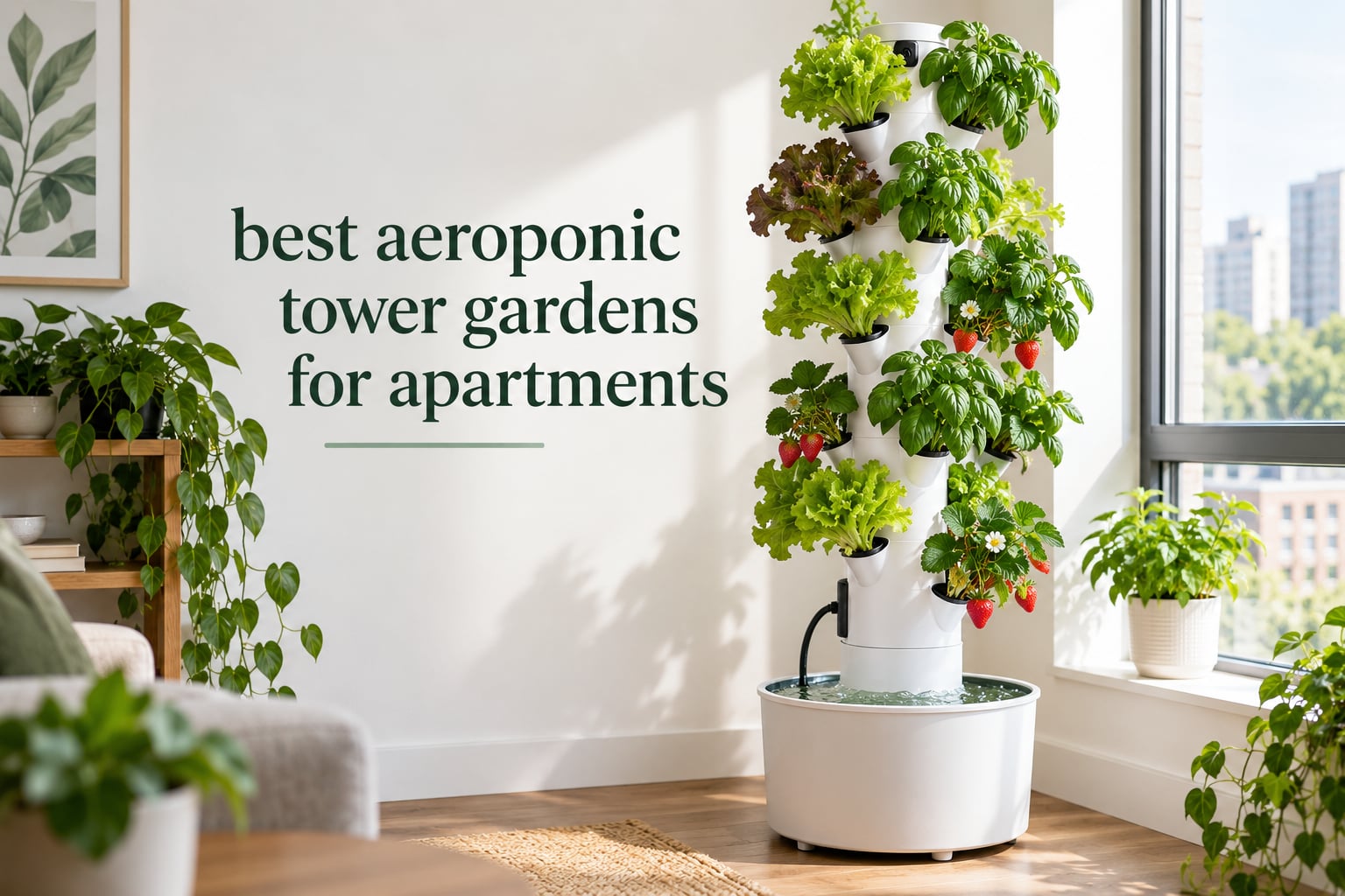 best aeroponic tower gardens for apartments
