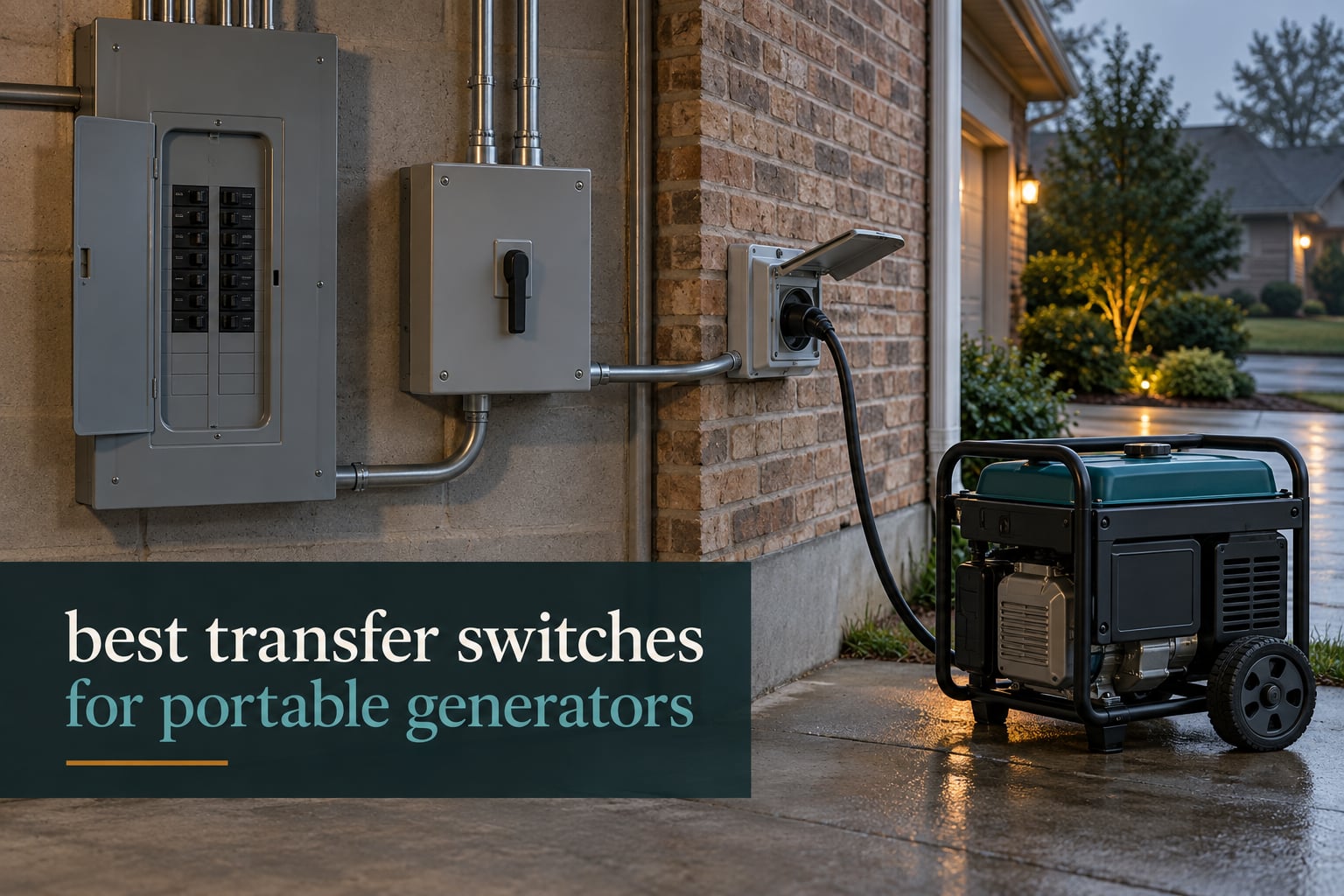best transfer switches for portable generators
