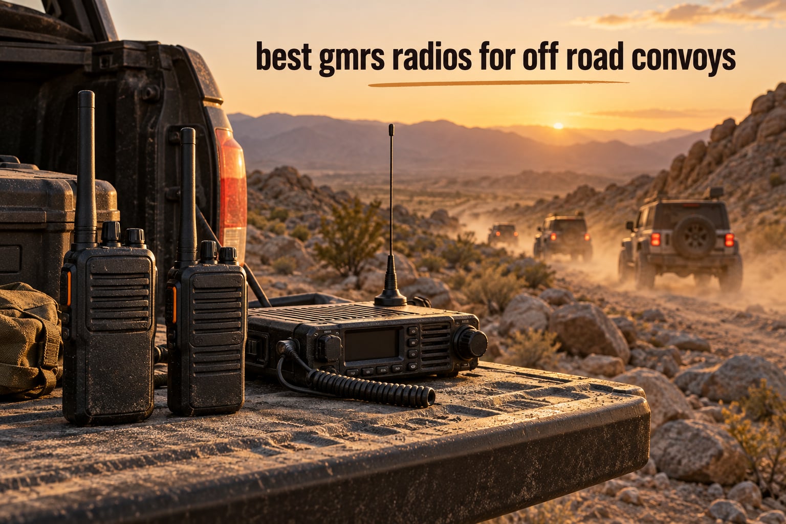 best gmrs radios for off road convoys