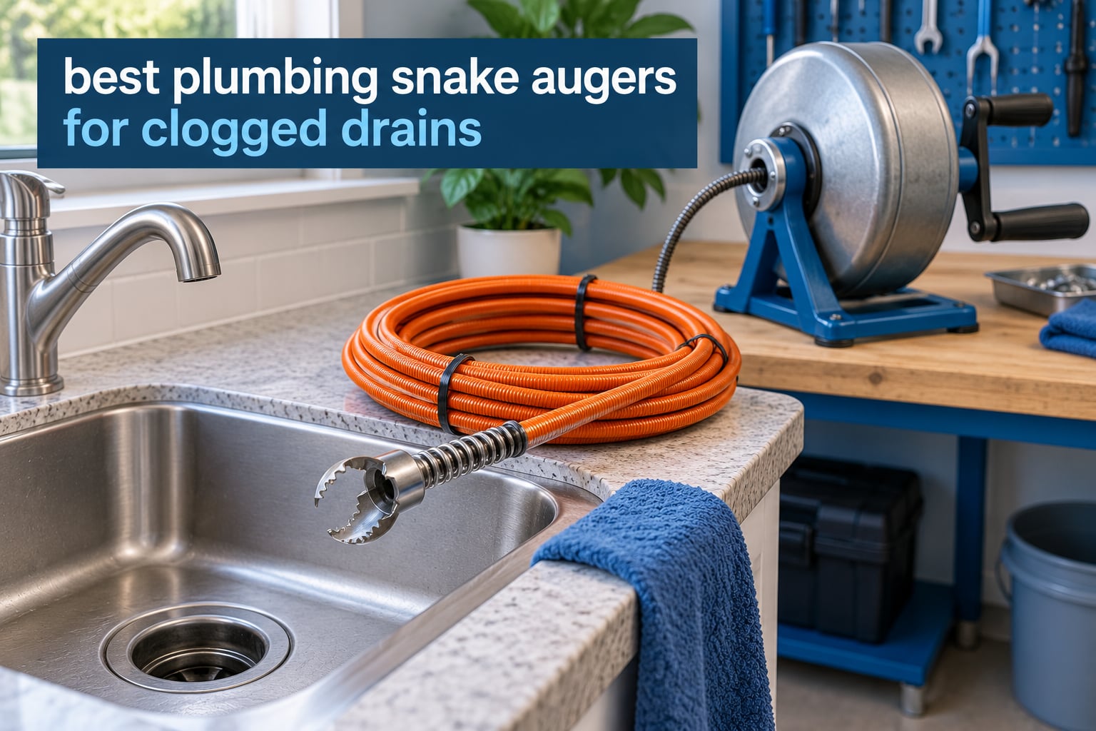 best plumbing snake augers for clogged drains