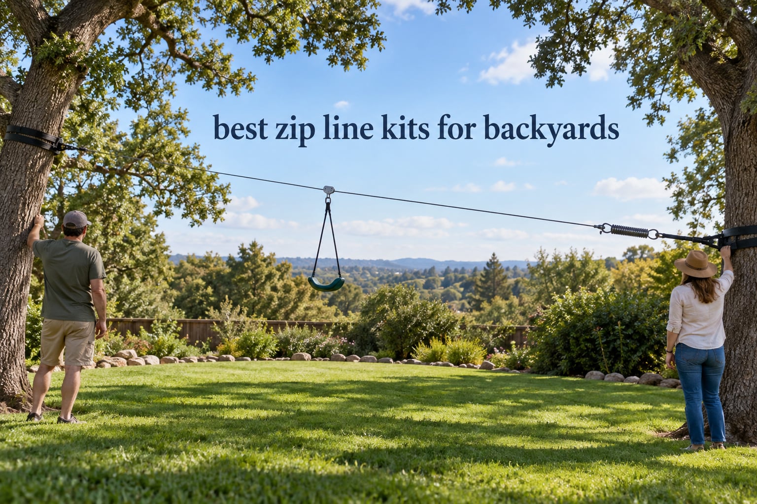 best zip line kits for backyards