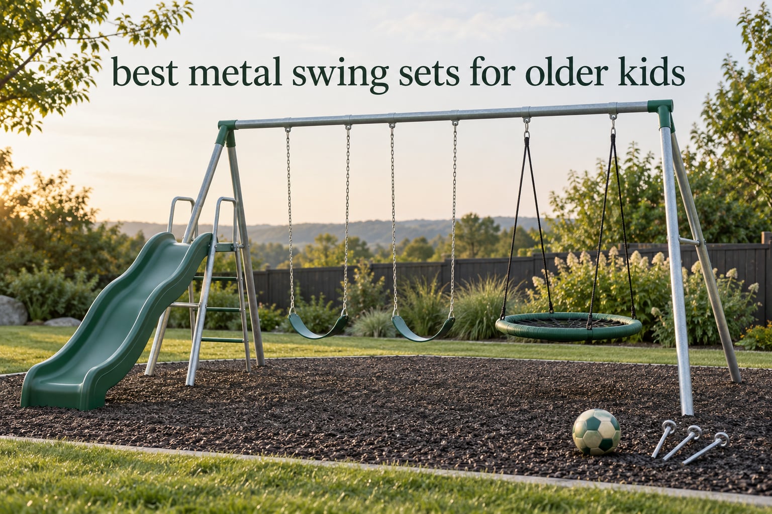 best metal swing sets for older kids