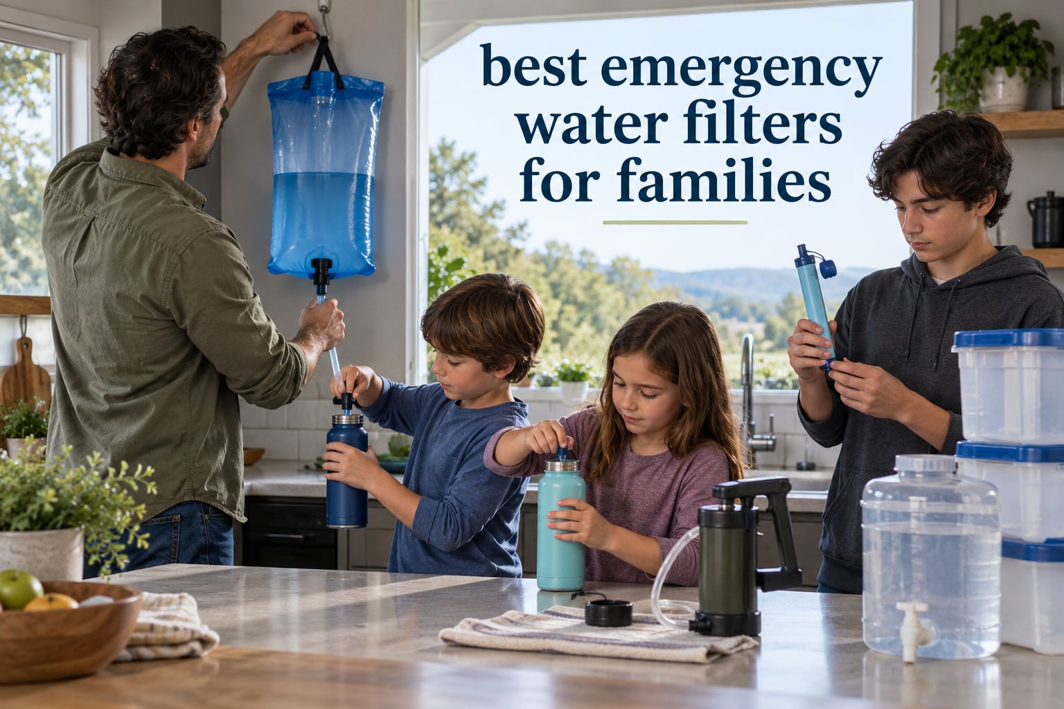 best emergency water filters for families