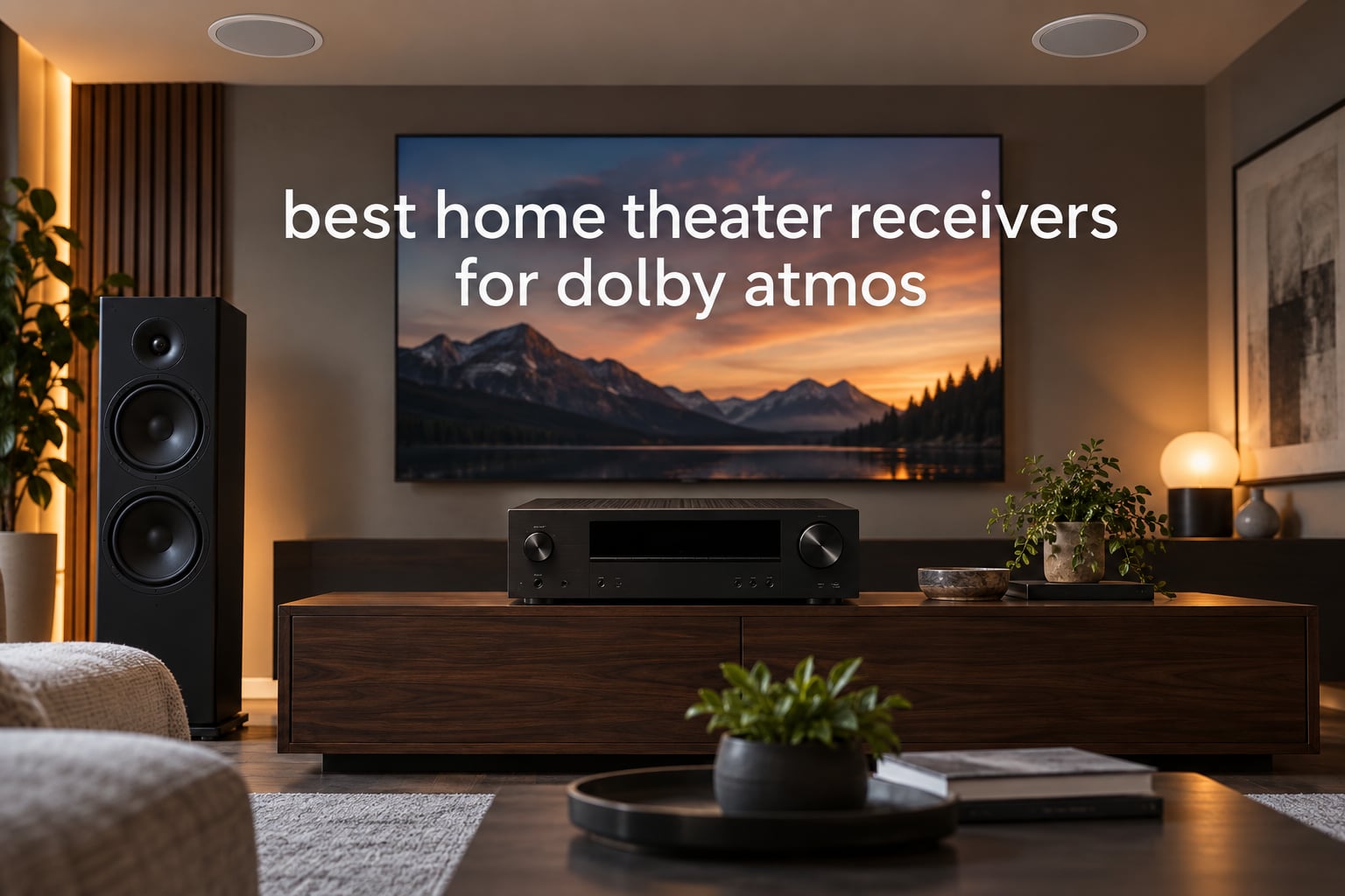 best home theater receivers for dolby atmos