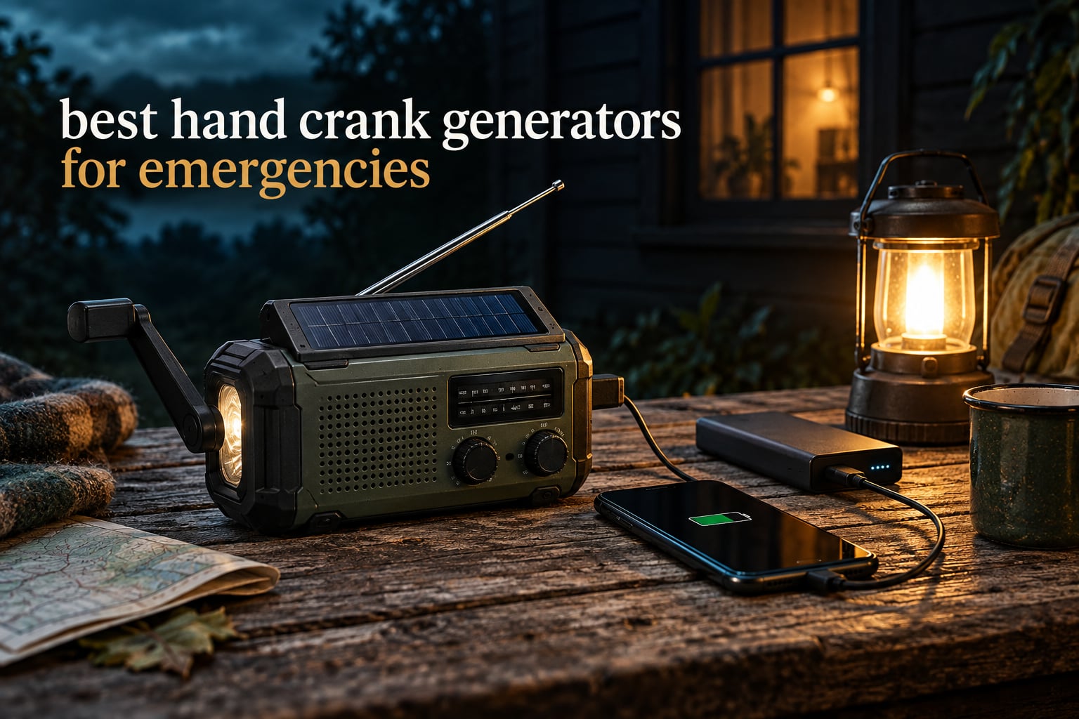 best hand crank generators for emergencies