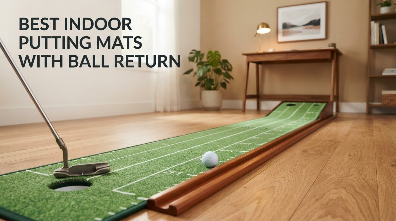 best indoor putting mats with ball return