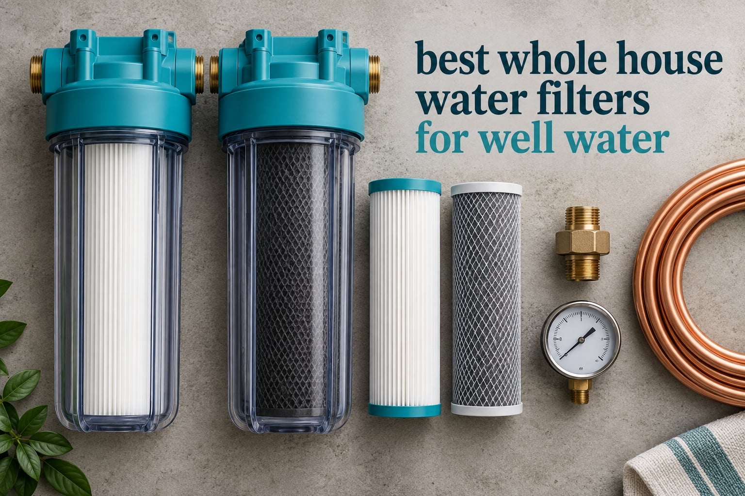 best whole house water filters for well water