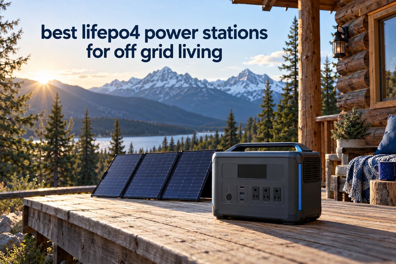 best lifepo4 power stations for off grid living