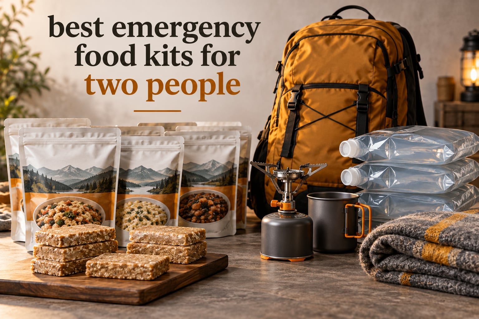 best emergency food kits for two people