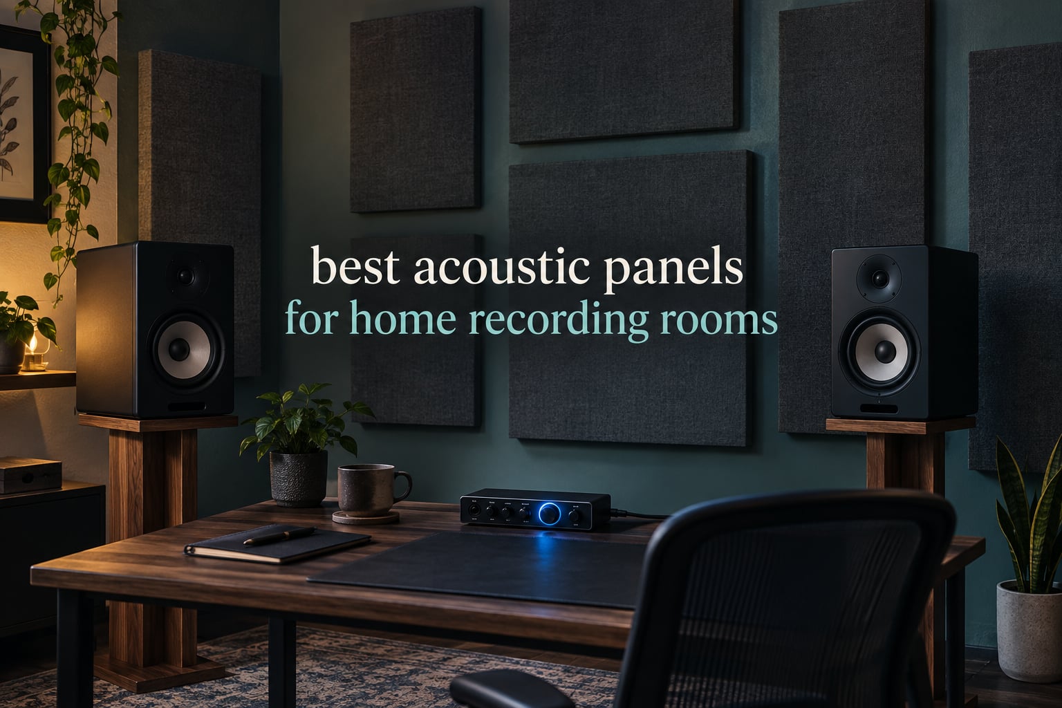 best acoustic panels for home recording rooms