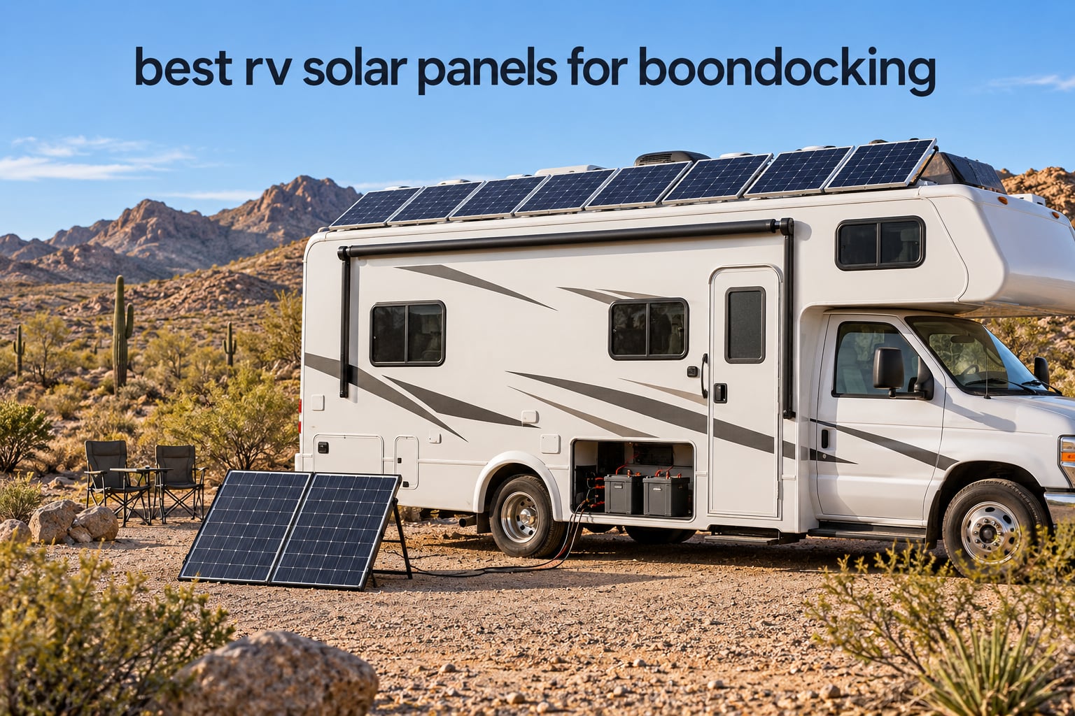 best rv solar panels for boondocking