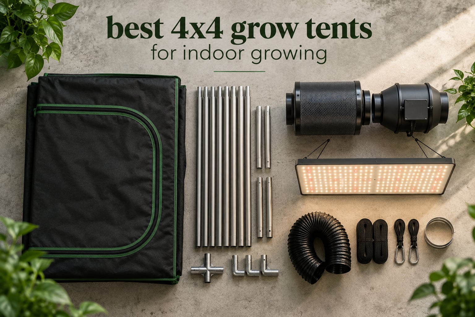 best 4x4 grow tents for indoor growing